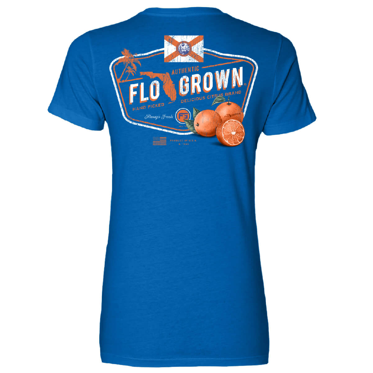 Vintage Orange Label Fitted Women's Tee