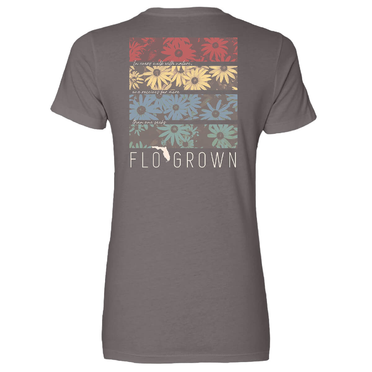 Wildflowers Poster Fitted Women's Tee