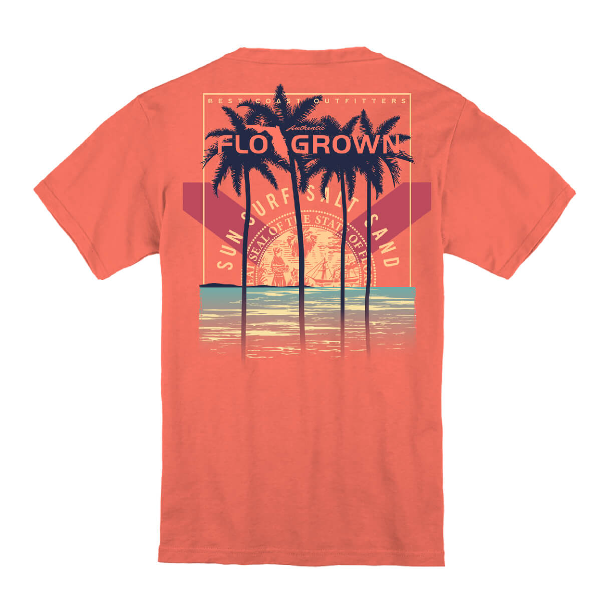 Crest Beach Poster Youth Tee