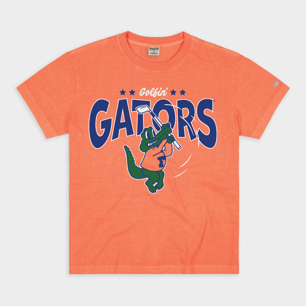 Florida Golfin' Gators Vintage Heavyweight Tee Style001