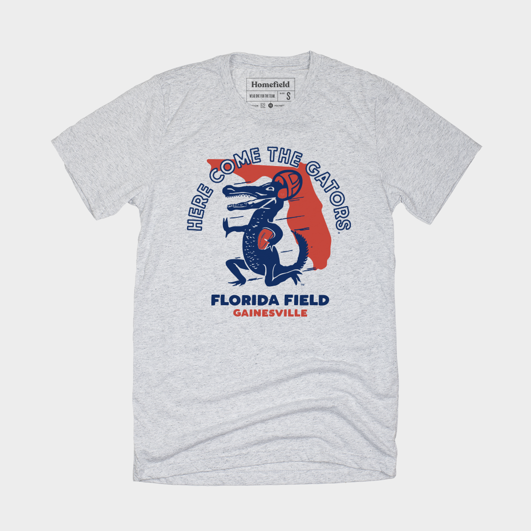Here Come the Gators Vintage Tee Style001