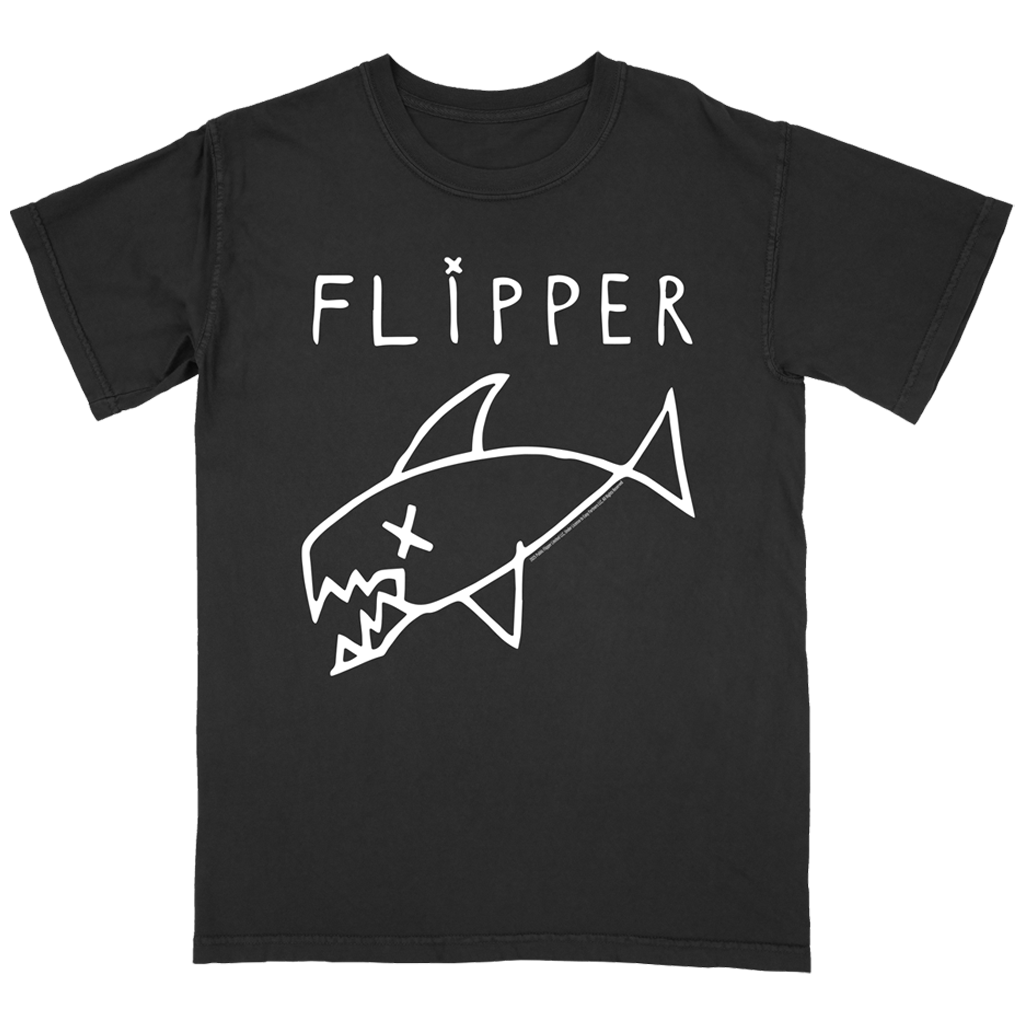Classic Long Fish Logo Black T-Shirt