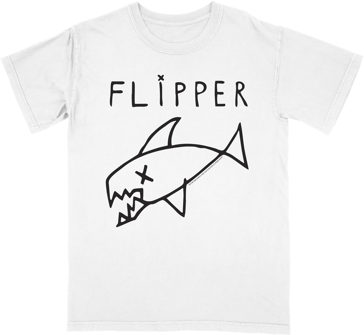 Classic Long Fish White T-Shirt