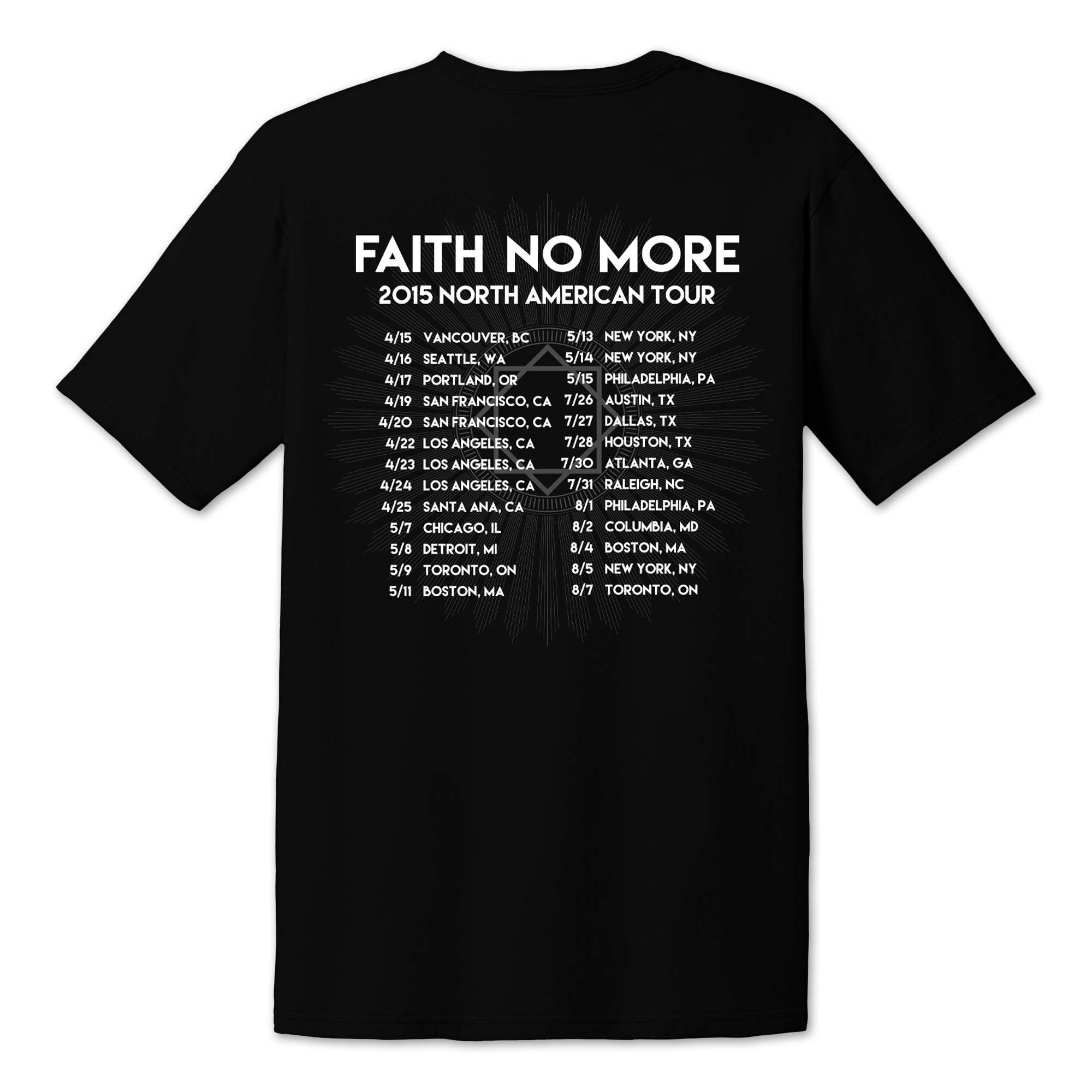 2015 N. American Tour T-shirt