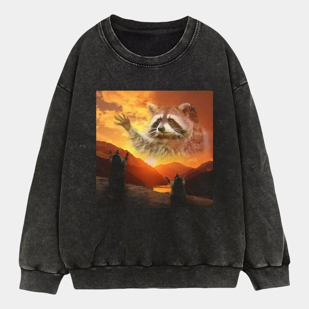 FUNNY RACCOON TEE