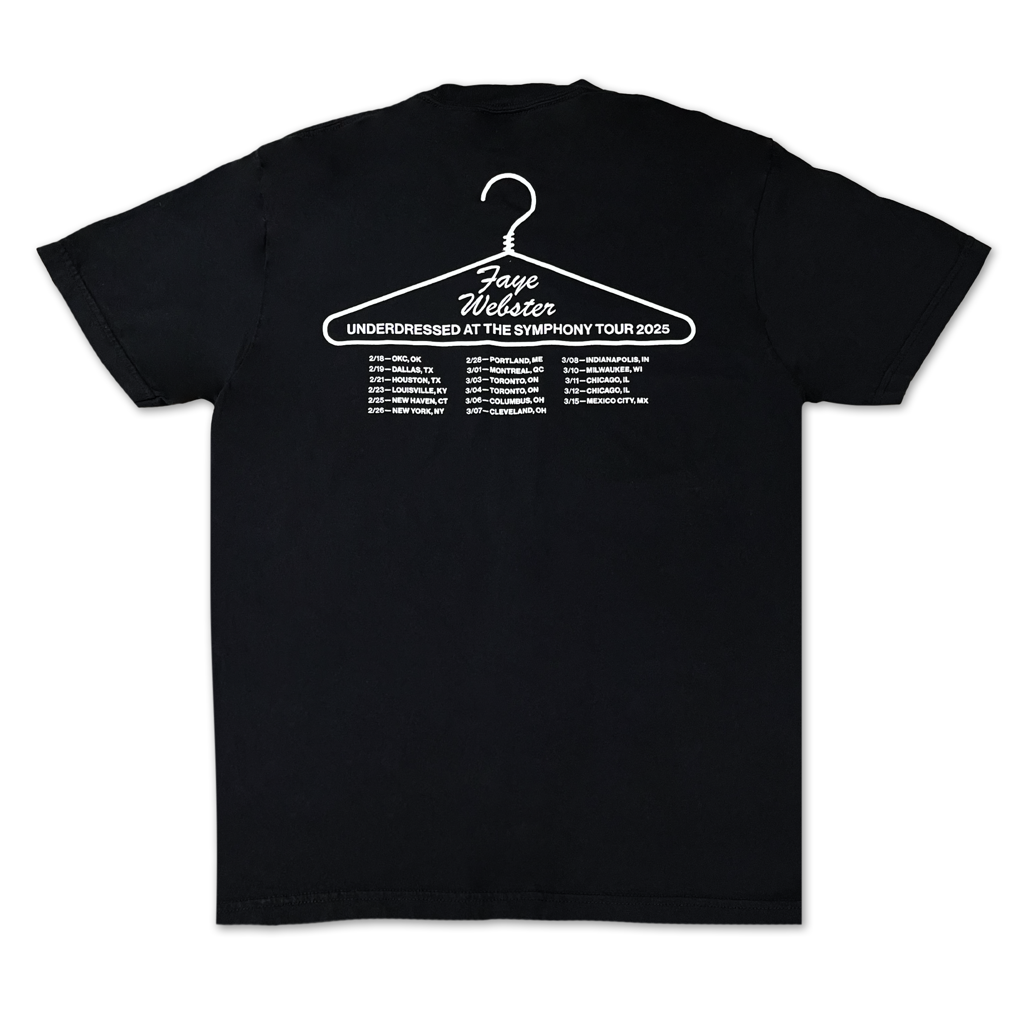 Underdressed at the Symphony 2025 Tour T-shirt