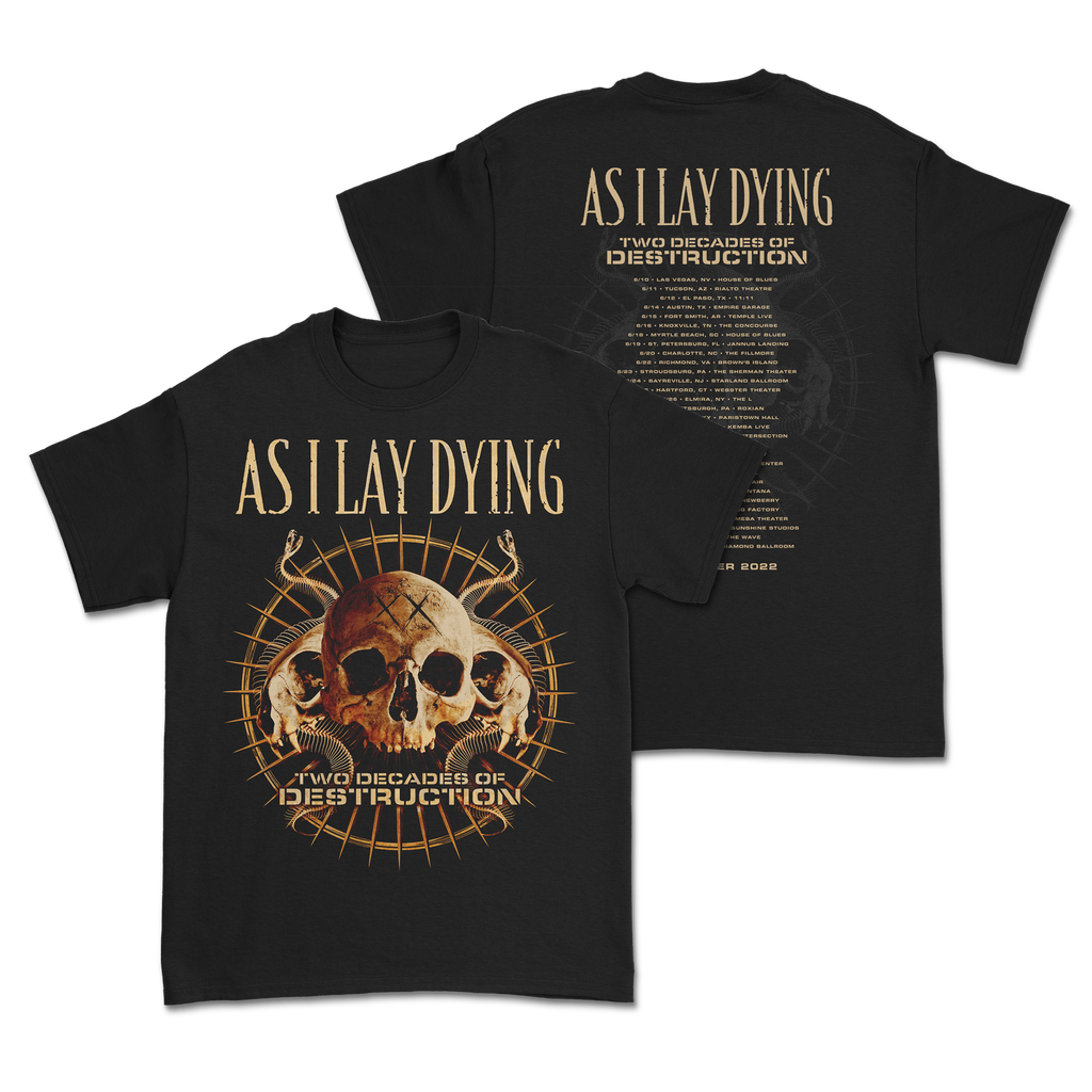 As I Lay Dying - Tour T-Shirt