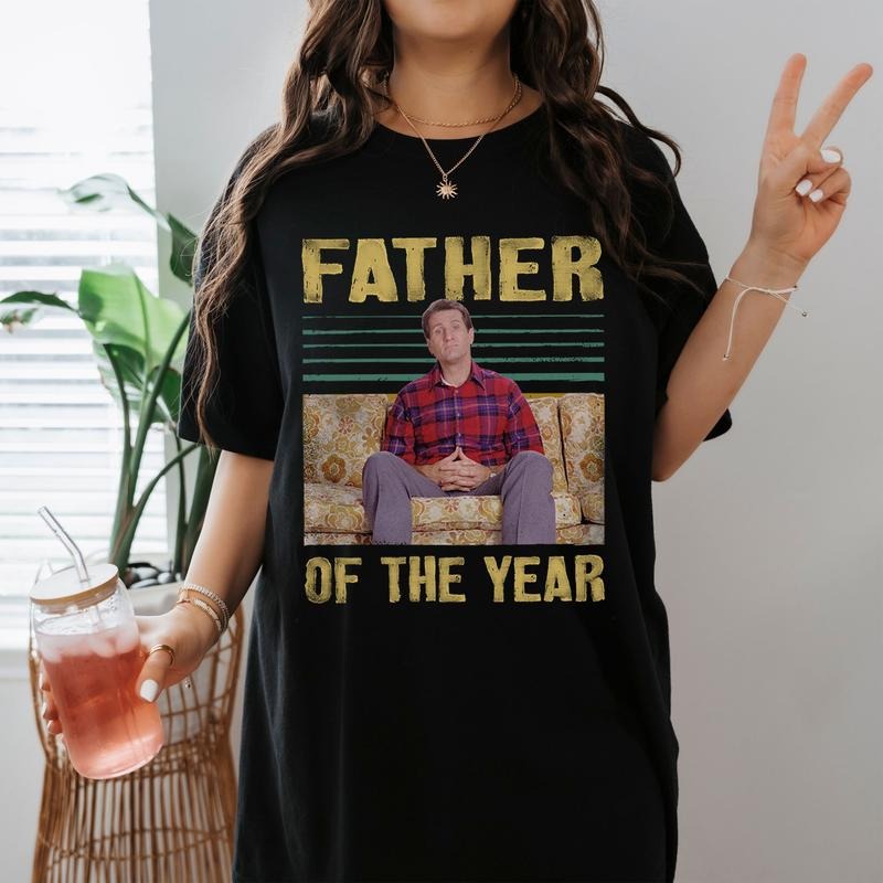 Father Of The Year Tee Married With Children Movie Al Bundy Vintage Shirt
