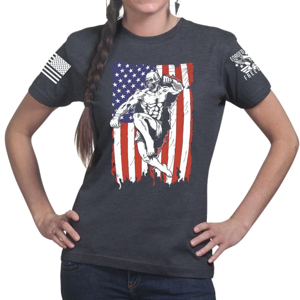 Ladies American Fighter T-shirt