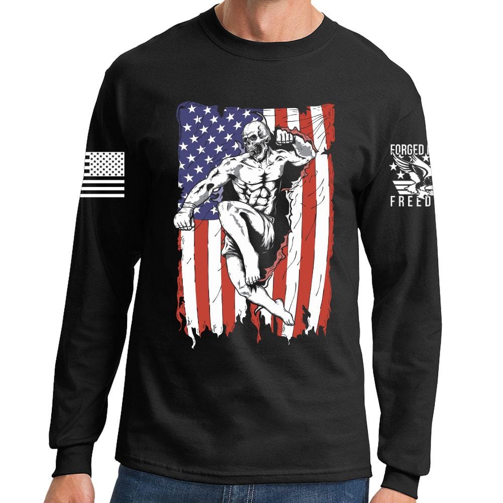 American Fighter Long Sleeve T-shirt Style001
