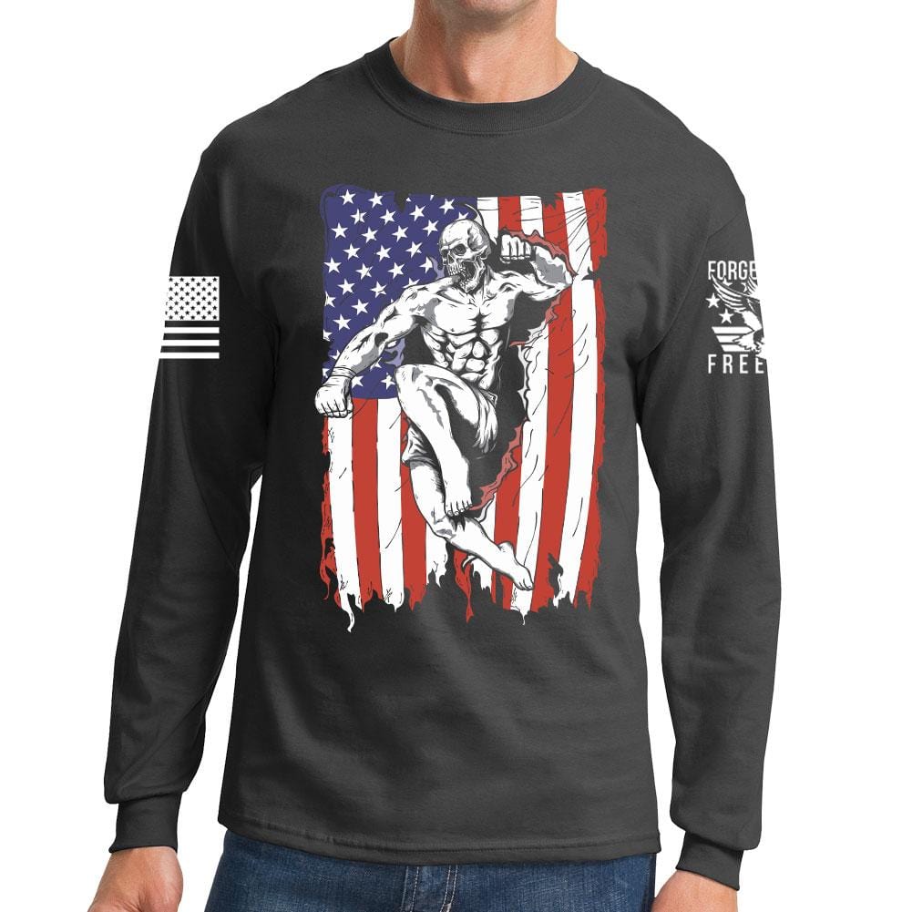 American Fighter Long Sleeve T-shirt Style001
