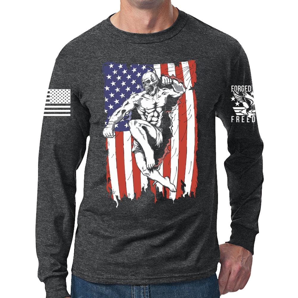 American Fighter Long Sleeve T-shirt Style001