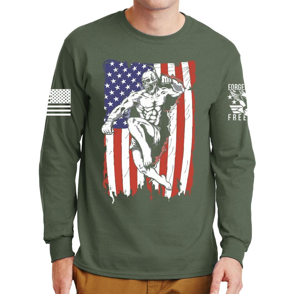 American Fighter Long Sleeve T-shirt Style001