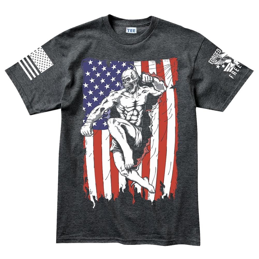 Mens American Fighter T-shirt Style001