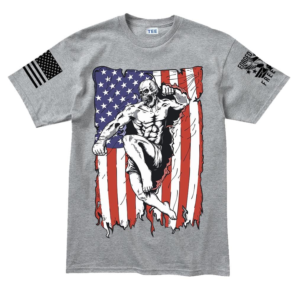 Mens American Fighter T-shirt Style001