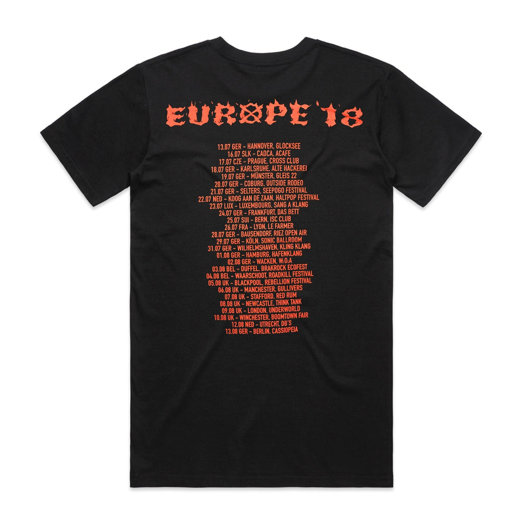 Fire Sky Europe Tour T-shirt (Black)