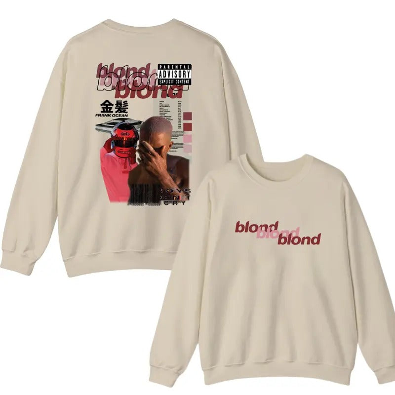 Frank Ocean Blond Tee, Rap Hip Hop 90 Vintage Sweatshirt, Fan Gift, Trending Shirt, Fans Gift Hoodie Sweatshirt