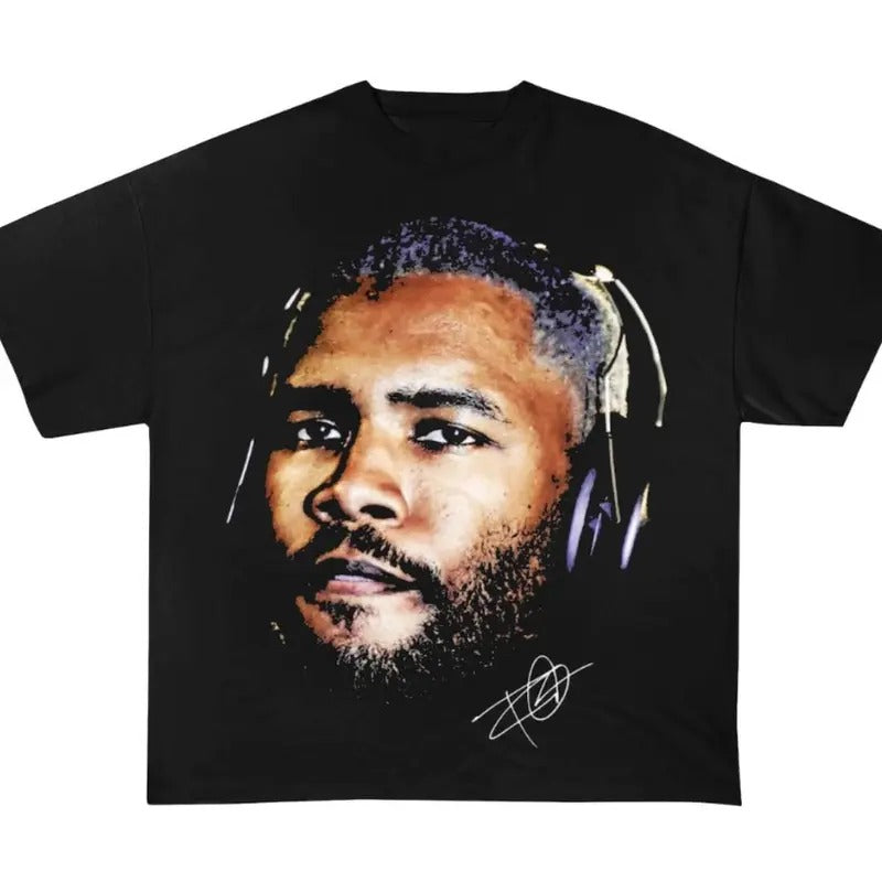 Frank Ocean Inspired T-Shirt, Stylish Graphic Cotton Tee for Everyday Menswear
