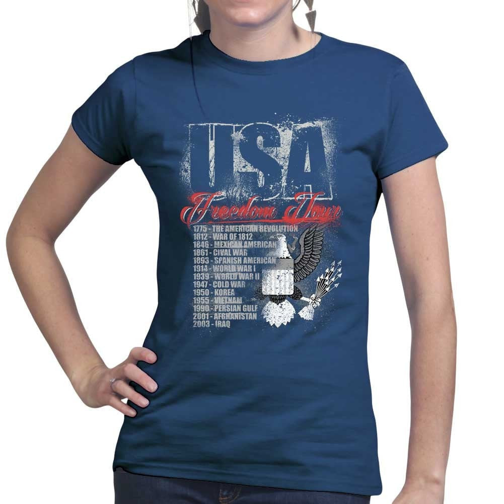 Ladies USA Freedom Tour T-shirt