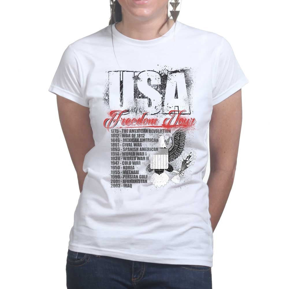 Ladies USA Freedom Tour T-shirt
