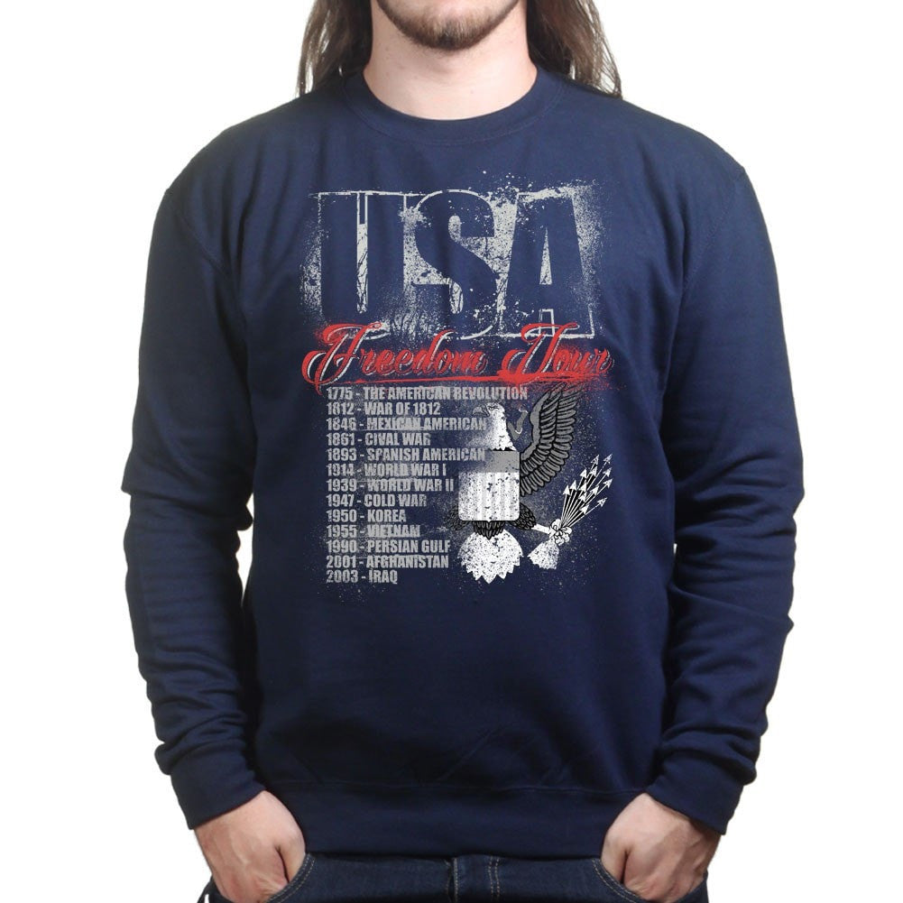 Unisex USA Freedom Tour Sweatshirt Style001