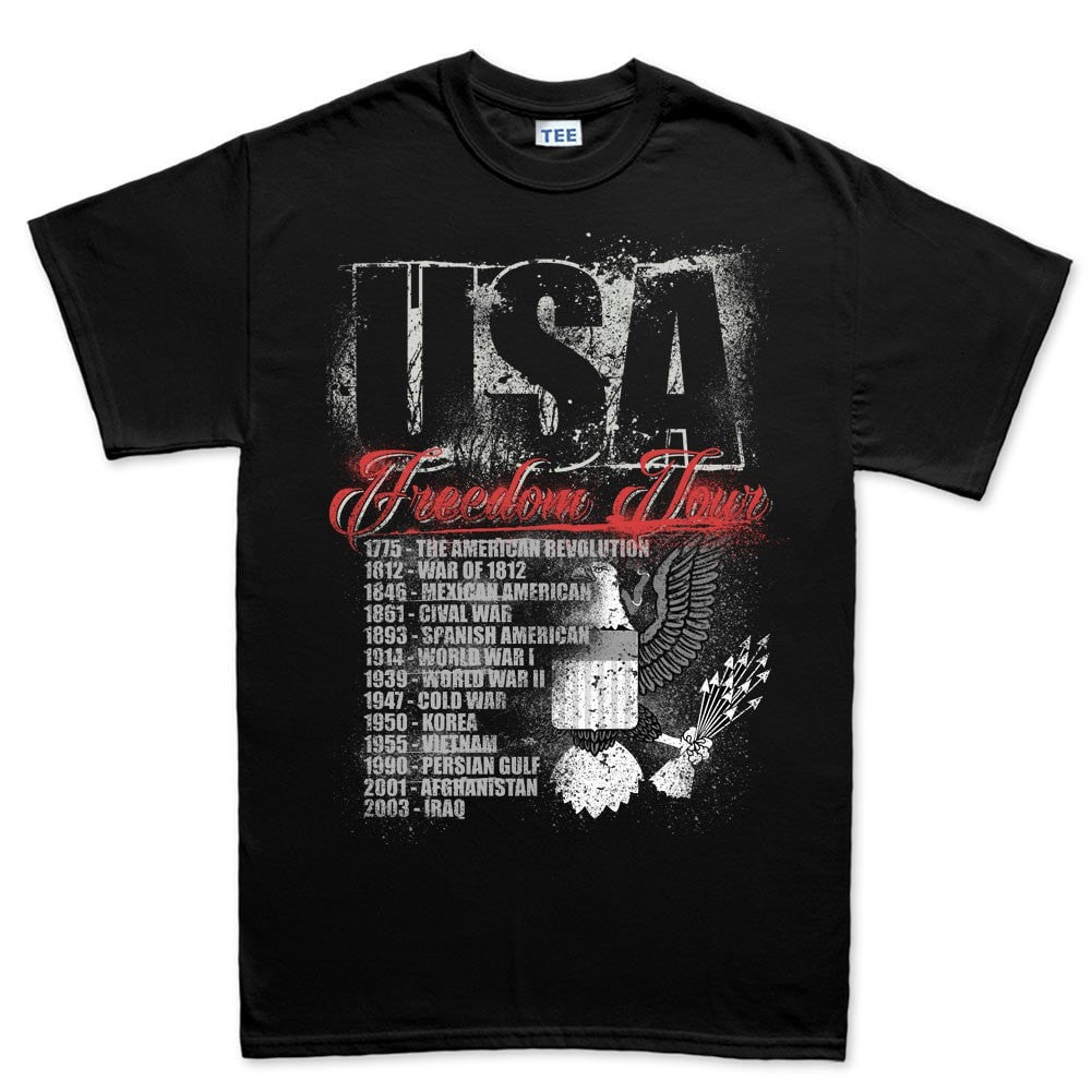 Men's USA Freedom Tour T-shirt Style001