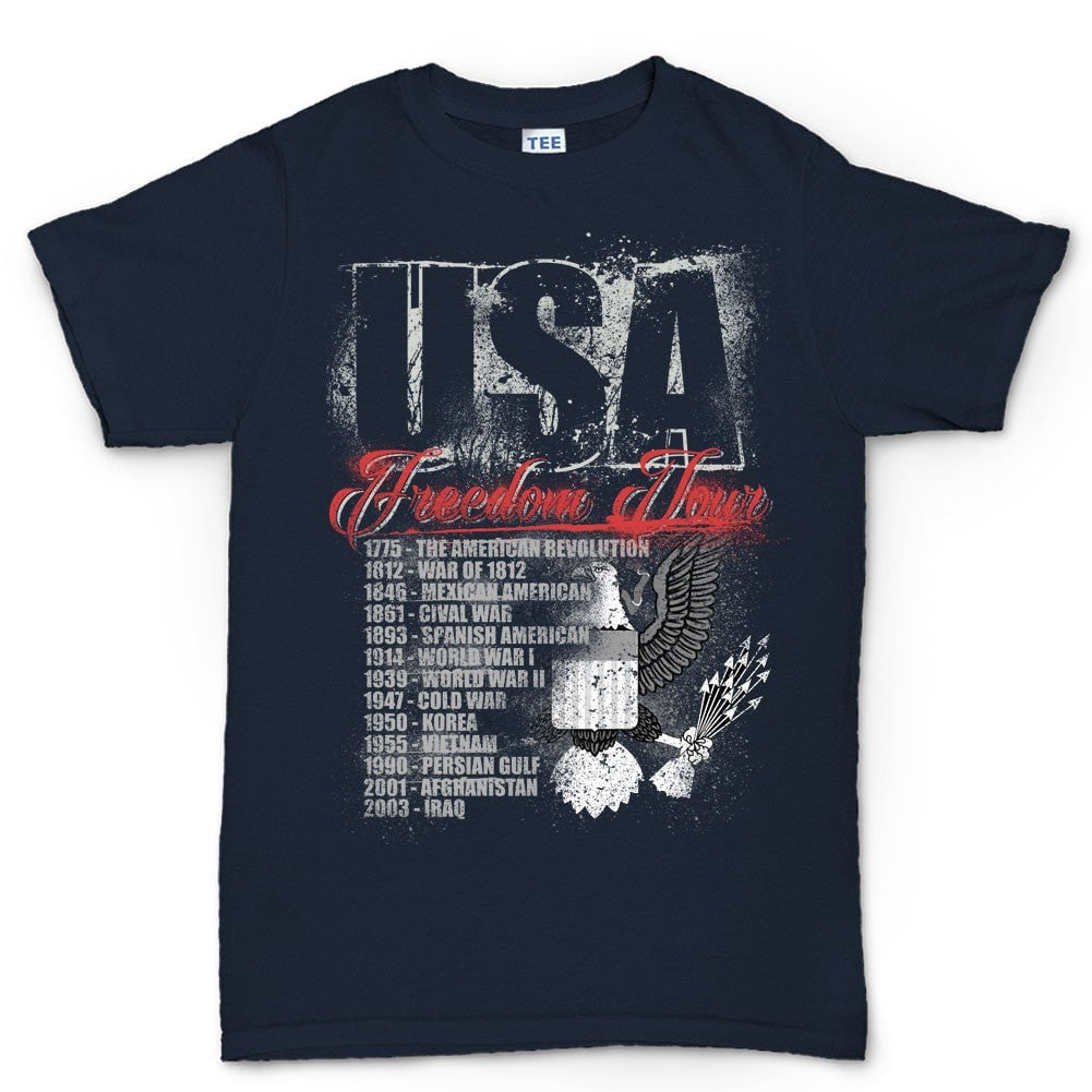 Men's USA Freedom Tour T-shirt Style001