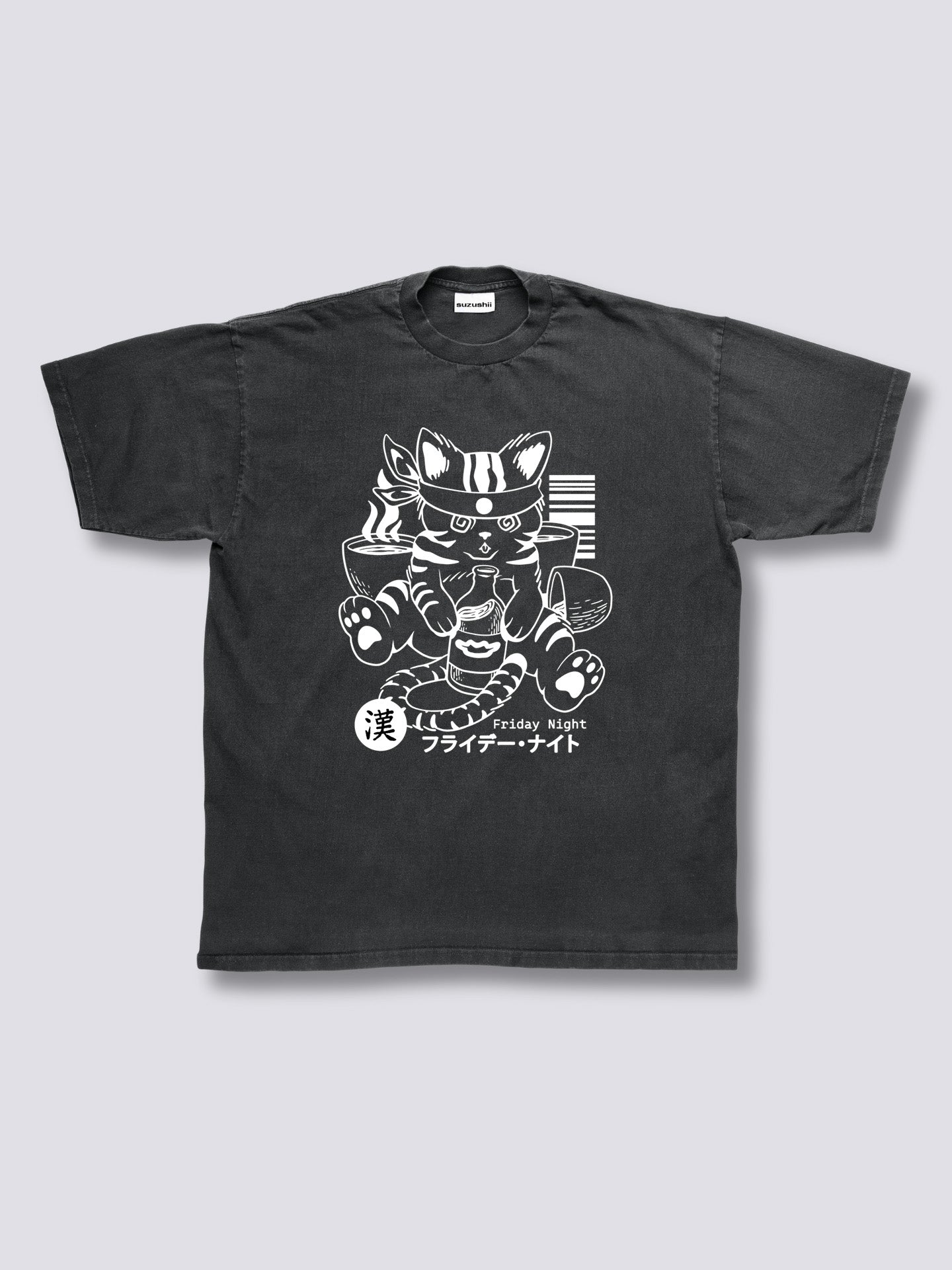Boozy Cat Vintage T-Shirt