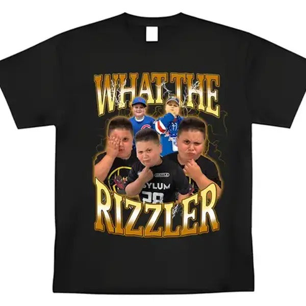 Funny Meme What The Rizzler T-Shirt Graphic Tee Humor Bring The Boom Costco guys, 100% Cotton, Crew Neck, Slight Stretch, Breathable & Wear-Resistant, All-Season Short Sleeve Tee, Perfect for Outdoor & Daily Fashion