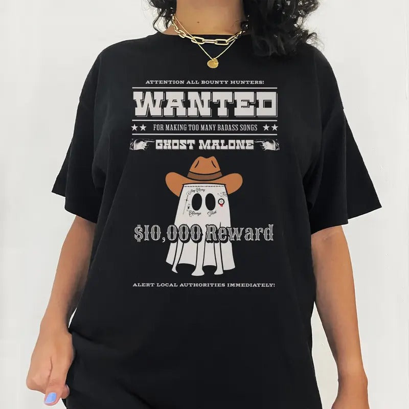 Funny Posty Gh0st T Shirt, Concert Outfit, Spooky Season, Fans Merch For Halloween, Unisex Short Sleeve Tee Shirt, Casual Clothing