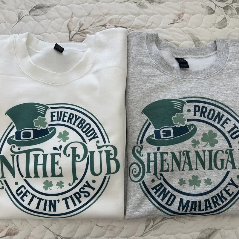 Funny St. Patrick's Day Sweatshirts Comfy St. Patrick's Day Sweatshirt