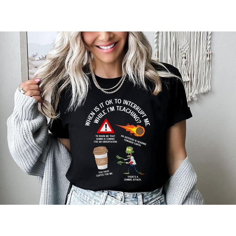 Funny Teacher Shirt, Funny Back to School Shirt for Teachers, First Day of School T-Shirt