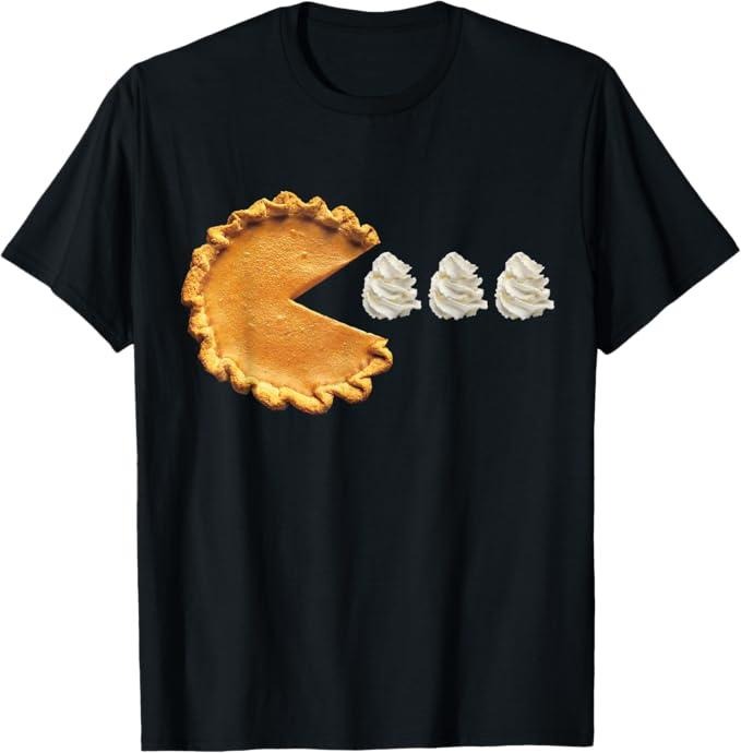 Funny Thanksgiving Shirts, Pumpkin Pie Thanksgiving T-Shirt - Menswear Top