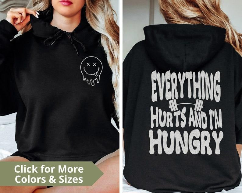 Funny Women's Workout Hoodie, Pump Cover, Workout Sweatshirt, Gym Humor Top,  Post Workout Hoodie, Oversized Aesthetic, Gym Lover Gift