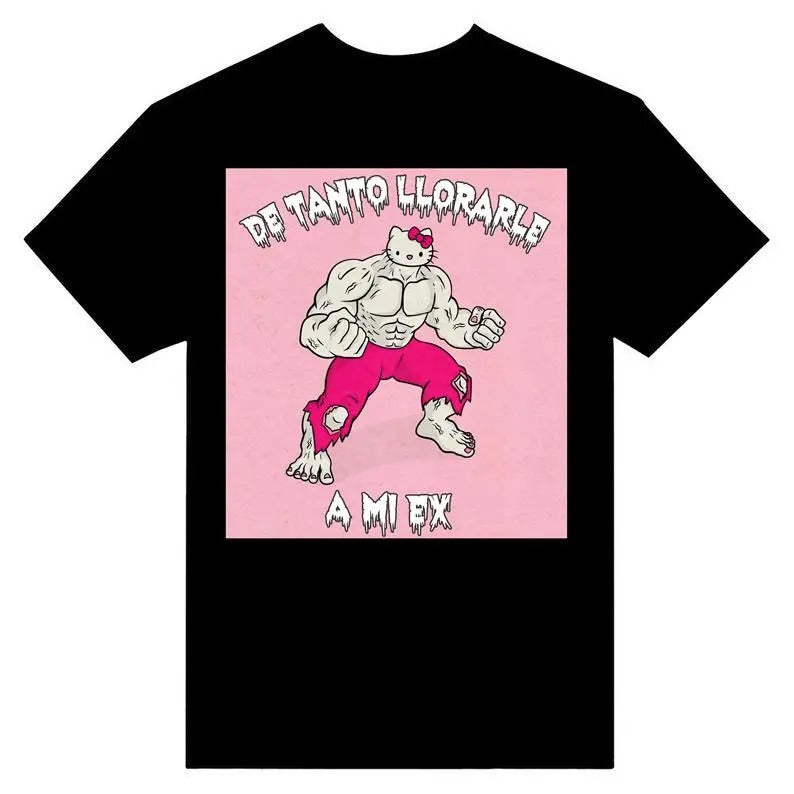 Funny ki.t.ty Unisex Short Sleeve T-Shirt, D0m0 kun Top Streetwear Classic Unisex For Men Women Tshirt