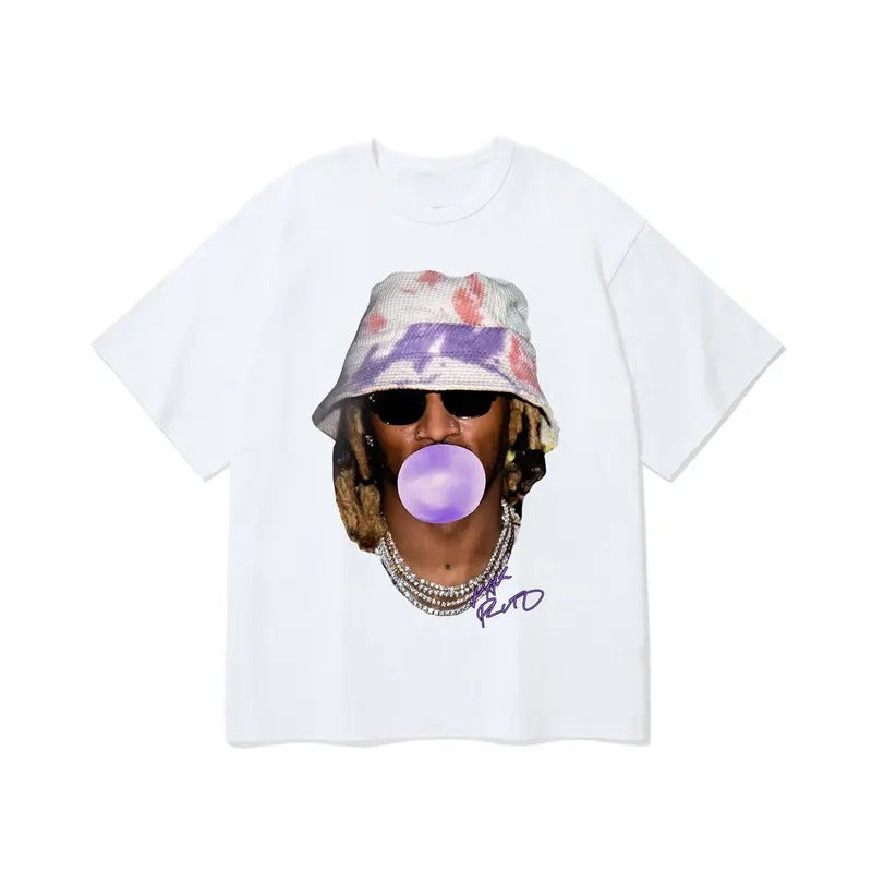 Futureee Bubblegum Impact Tee with Eye-Catching Face Graphic for a Striking Urban Look