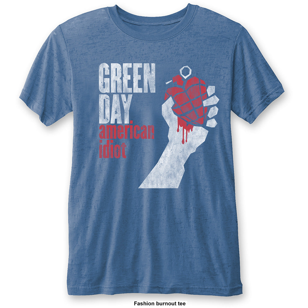 Green Day Burn Out T-Shirt - American Idiot
