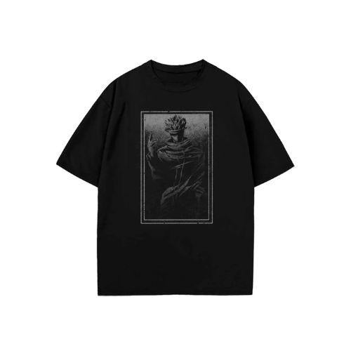 GOJO DEVINE SORCERER OVERSIZE T-SHIRT, MEN SHORTSLEEVE T-SHIRT, ANIME UNISEX T-SHIRT Menswear Top