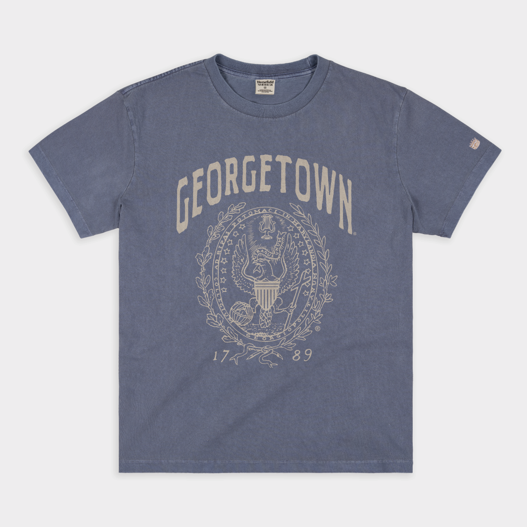 Georgetown University Seal Vintage Heavyweight Tee