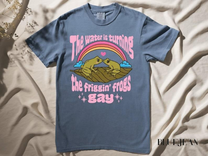 Gay Frog Lovers T-Shirt, Lesbian Frogs, LGBTQ Pride Tee, Pride Shirt, Bisexual Pride, Pansexual Pride, Gay Pride Outfit, Funny Pride T-Shirt Hoodie, T-shirt and sweater