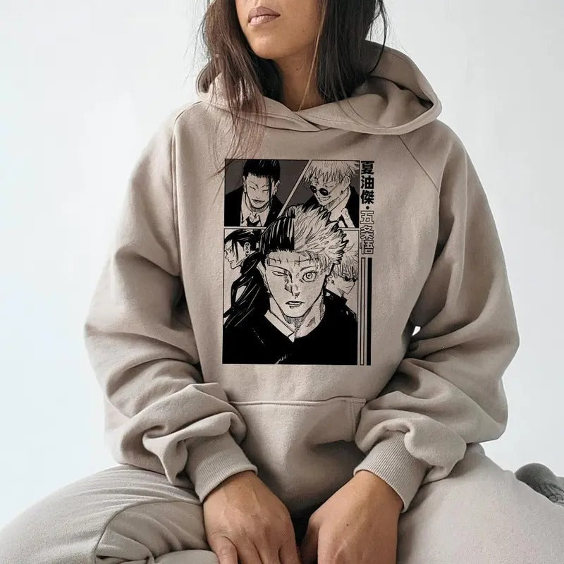 Geto Suguru and #Gojo Satoru JJK Manga Anime Crewneck T-Shirt Sweatshirt Hoodie 100 Percent Cotton Fabric Pullover