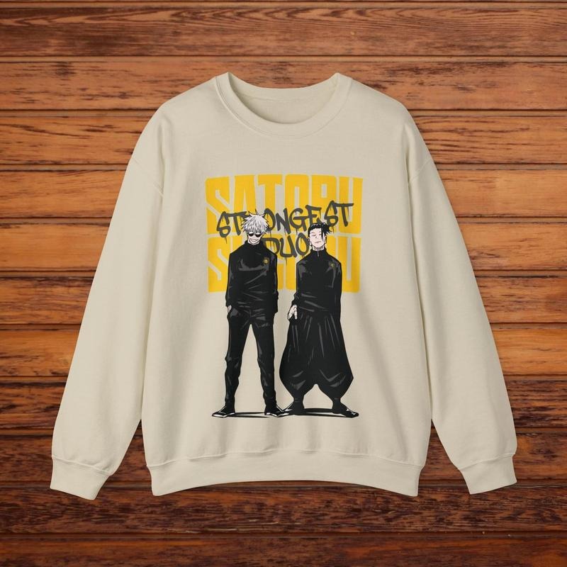 Geto Suguru and Gojo Satoru Sweatshirt Jujutsu Kaisen Anime Unisex Shirt JJK Anime Lover Shirt, anime graphic shirt, itadori yuji shirt, megumi fushiguro, jujutsu kaisen yuji, anime gifts, sukuna, jujutsu kaisen shirt, Sweatshirt, Hoodie