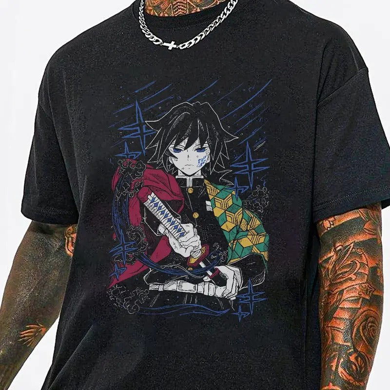 Giyu Tomioka main characters shirt, Kimetsu No Yaiba t-shirt, anime sweatshirt hoodie, Tanjiro shirt, Rengoku t-shirt