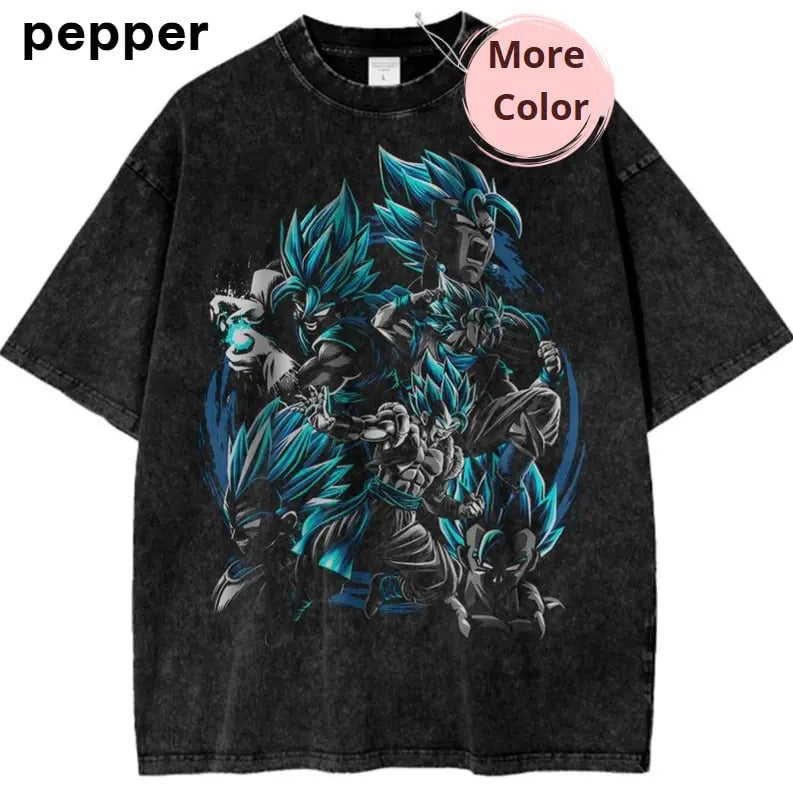 Gogeta Dragon Ball Z Vintage Tee, Anime Shirt for Fans, anime Graphic Tee,  vintage clothing men, anime clothing, Menswear Top Tshirt Shortsleeve