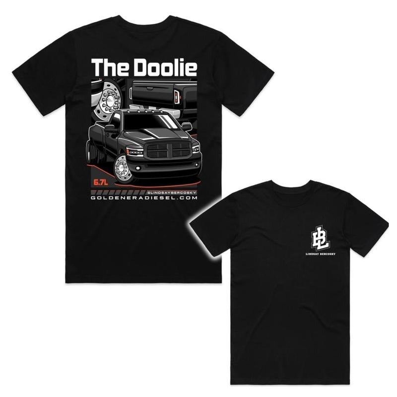 Golden Era Diesel Lindsay Bercosky Doolie T-shirt, Graphic Car Tee, Stylish Car Merch for Automotive Enthusiasts