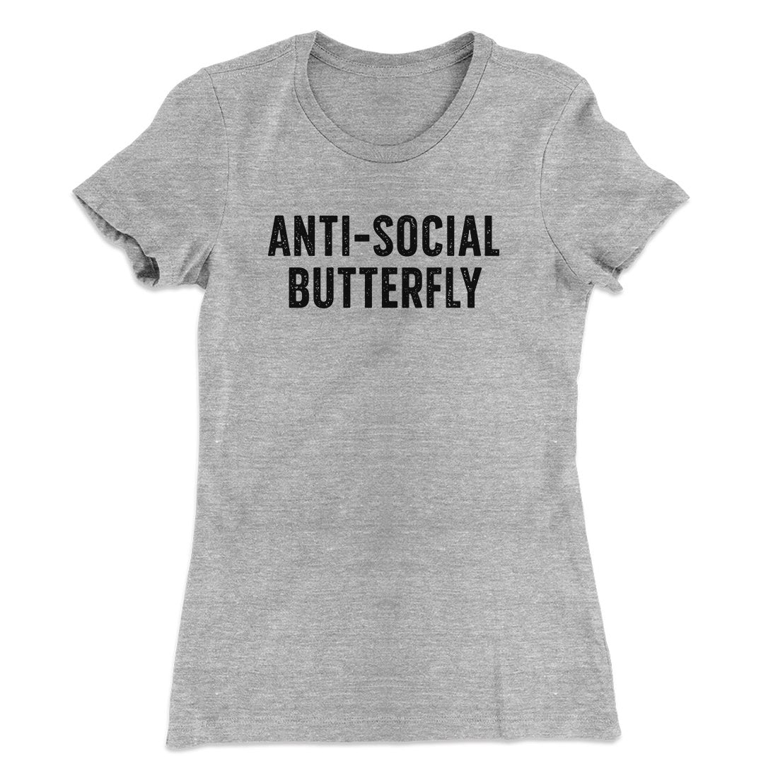 Anti-Social Butterfly Funny Women's T-Shirt