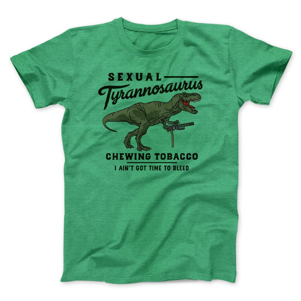 Sexual Tyrannosaurus Chewing Tobacco Funny Movie Men/Unisex T-Shirt