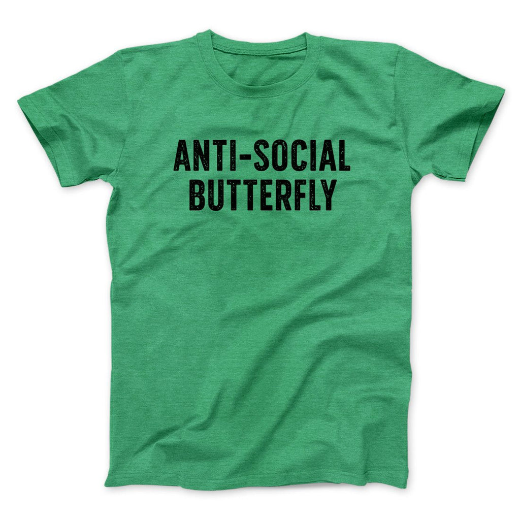 Anti-Social Butterfly Funny Men/Unisex T-Shirt