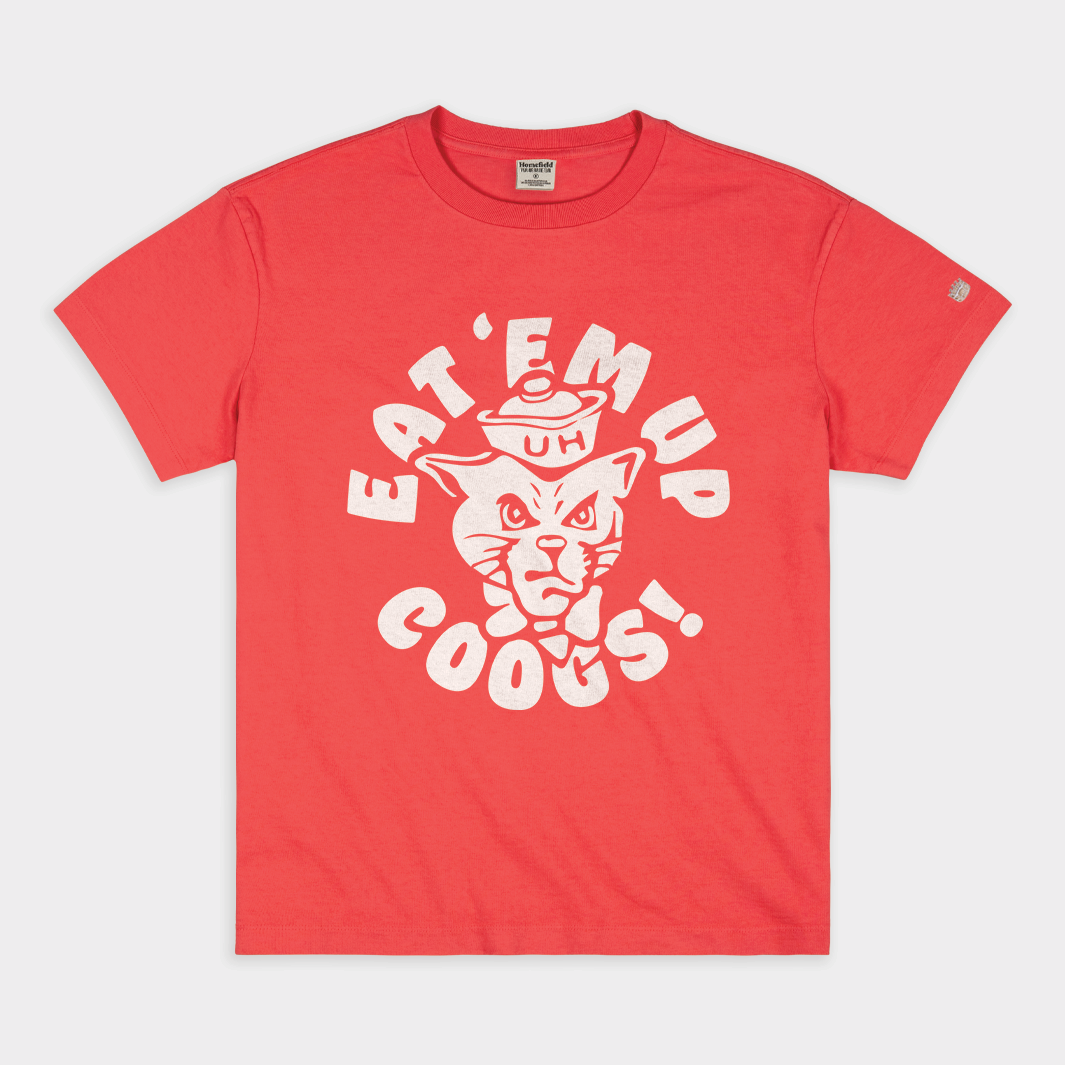 Houston Eat 'Em Up, Coogs! Vintage Heavyweight Tee Style001