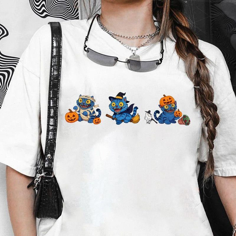 Halloween Tiger Derpy Graphic Tee, Kpop Demon Hunter Pumpkin Fall Vibes Youth Shirt, Funny Derpy the Tiger And Bird Halloween Anime T-Shirt for Men, Women and Kids